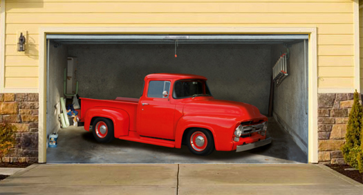 Interesting and Funny Garage Door Murals - Zero To 60 Times
