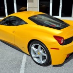 New Yellow Ferrari 458 Italia Exterior