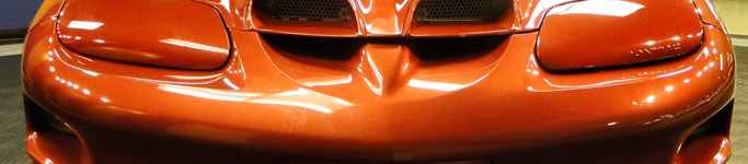 sunset orange metallic car