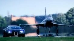 Bugatti Veyron vs Fighter Jet