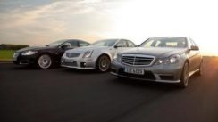 Mercedes-Benz E63 AMG vs Cadillac CTS-V vs Jaguar XFR