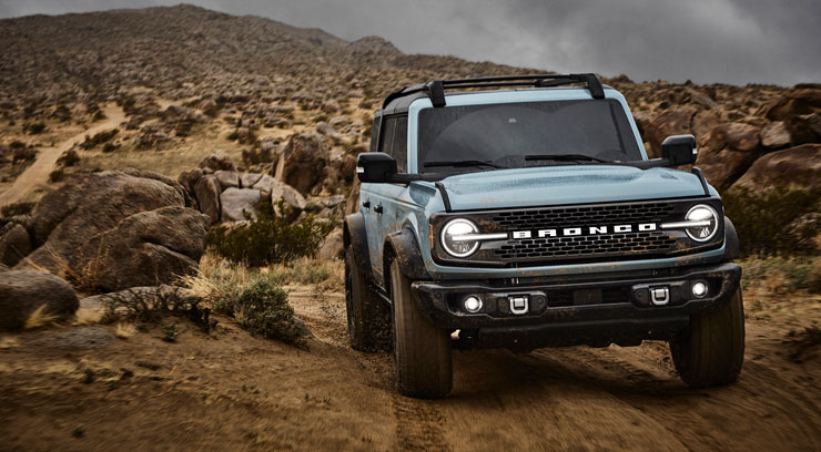 New Ford Bronco Offroading