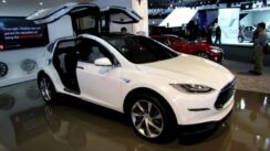 2014 Tesla Model X at Detroit Auto Show