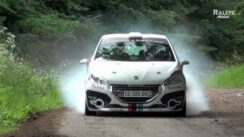Peugeot 208 R2 Rally Car In Action