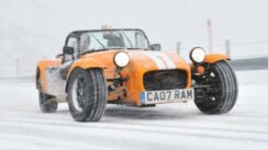 Caterham Supersport Snow Driving