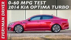 2014 Kia Optima Turbo 0-60 MPH Test