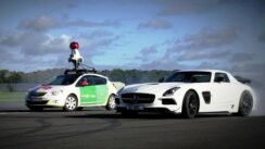 Google Street View Car Encounter with a Supercar