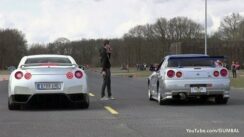 Nissan Skyline GT R34  vs Nissan GT-R