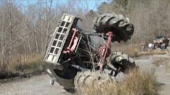 Rolls a GIANT GMC 4×4 Mud Truck