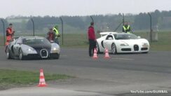 Bugatti Veyron vs Bugatti Grand Sport Drag Race