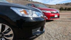 2014 Honda Accord vs Toyota Camry 0-60 MPH Hybrid Matchup Review