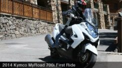 2014 Kymco MyRoad 700i First Ride