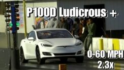 Tesla Model S P100D Ludicrous Plus 0-60 Video