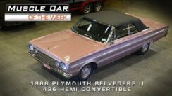 Muscle Car: 1966 Plymouth Belvedere II 426 Hemi Convertible
