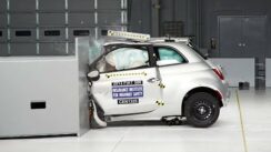 2013 Fiat 500 Overlap IIHS Crash Test Video