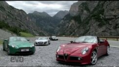Audi R8 vs Alfa 8C vs Aston V8 vs Porsche 911
