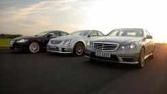Mercedes-Benz E63 AMG vs Cadillac CTS-V vs Jaguar XFR
