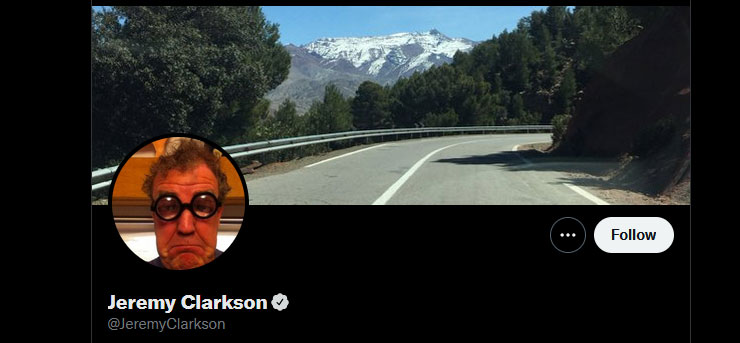 Jeremy Clarkson Twitter