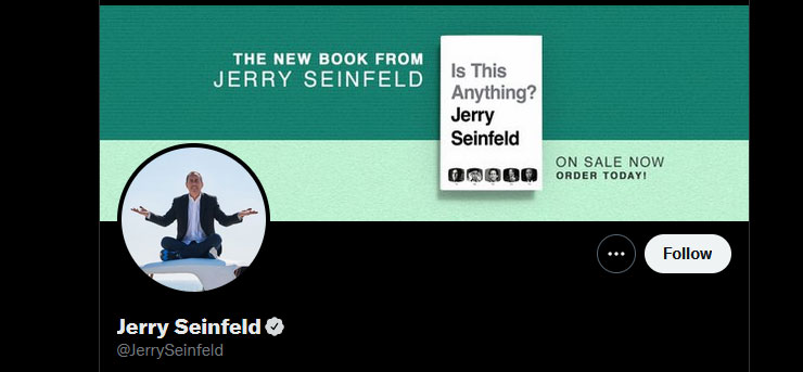 Jerry Seinfeld Twitter
