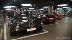 Epic Supercar Lineup in Parking Garage