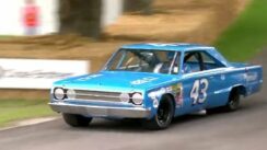 NASCAR Legend Richard Petty reunited with his Plymouth Belvedere GTX