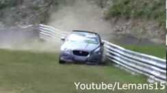 Jaguar XJ Supersport Crash on the Race Track
