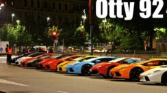 100 Lamborghini Line in Milan for 50th Anniversary