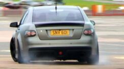 Supercharged Vauxhall VXR8 – Powerslides & Accelerations!