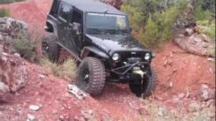 Jeep Wranglers Off-Road in Moab