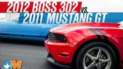 2012 Boss 302 vs 2011 Mustang GT Drag Race