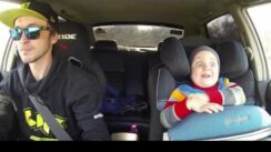 Father and Son Hilarious Car Drifting