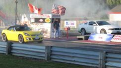 2012 Mustang GT vs Saturn Sky Red Line Drag Race