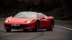 Amazing Ferrari 458 Spider Drifted Around Track