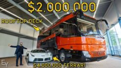 The Volkner Mobil Performance S is the Ultimate Luxury RV with a Secret Garage!