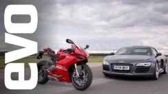 Audi R8 V10 vs Ducati 1199 Panigale R