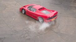 Ferrari F50 Slow Motion Burnouts