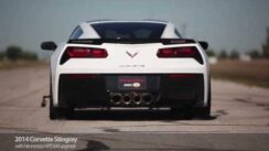 Monster Burnouts in a Hennessey HPE500 Corvette Stingray