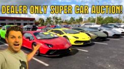 Million-Dollar Deals: Inside the World of Supercar Dealer Auctions