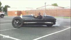 Morgan 3 Wheeler Burnouts