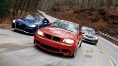 Audi TT RS vs BMW 1-series M vs Infiniti IPL G