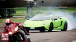 Aprilia RSV4 Superbike vs Lamborghini LP570-4 Superleggera