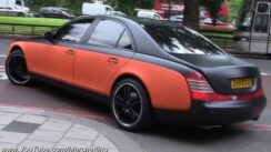 Custom Maybach 57 – Matte Black/Orange Video