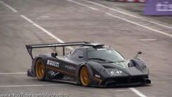 Pagani Zonda R Burnouts & Accelerations!