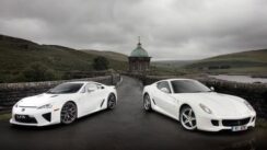 Ferrari 599 HGTE vs Lexus LFA Comparison