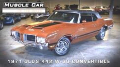 1971 Olds Cutlass 442 W30 Convertible Muscle Car