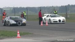 Bugatti Veyron vs Bugatti Grand Sport Drag Race