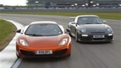 Porsche GT3 RS vs McLaren MP4-12C