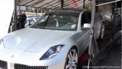 Fisker Karma on Dyno Machine