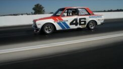 Vintage Datsun BRE 510 Race Car Driven