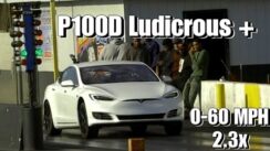 Tesla Model S P100D Ludicrous Plus 0-60 Video